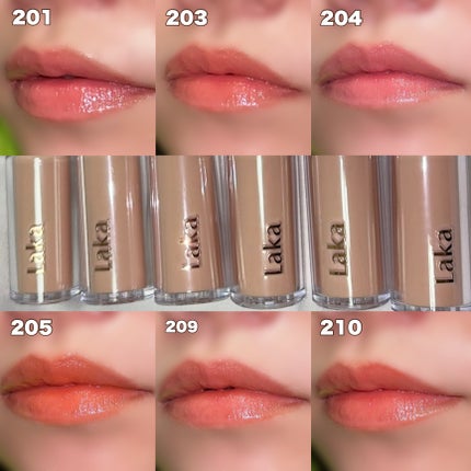 ボンディンググロウリップスティック/Laka/口紅を使ったクチコミ(5枚目)