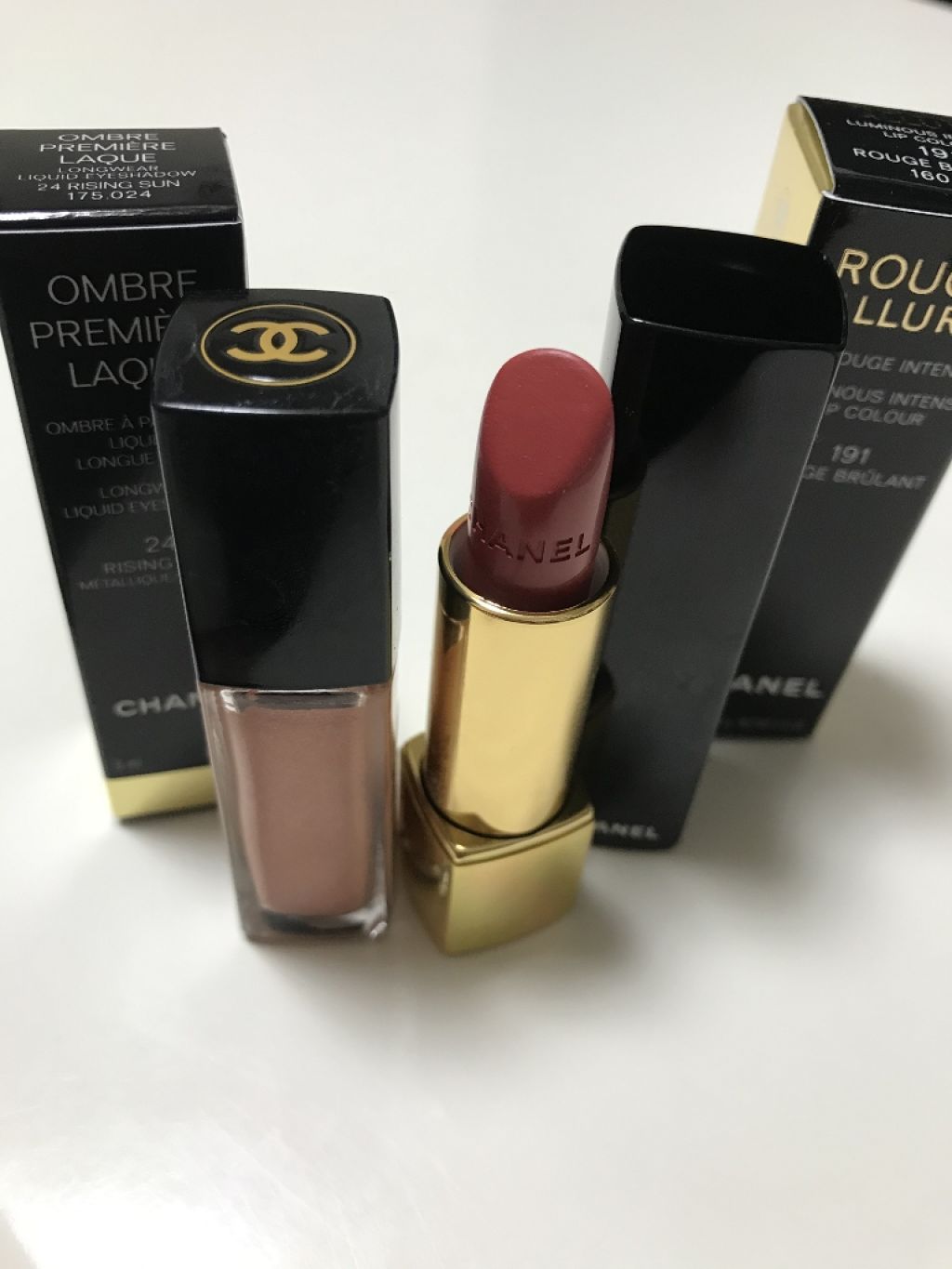 ルージュ アリュール 191 ルージュ ブリュラン/CHANEL/口紅を使ったクチコミ（1枚目）