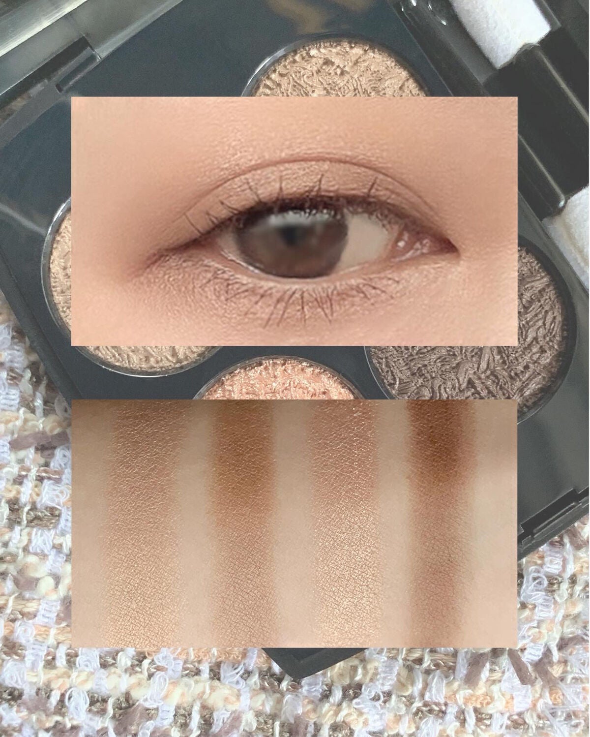 レ キャトル オンブル ツイード/CHANEL/アイシャドウパレットを使ったクチコミ(6枚目)