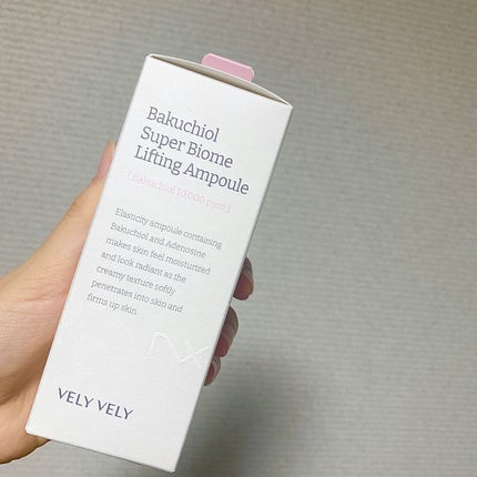 バクチオールスーパーバイオーム リフティングアンプル/VELY VELY/美容液を使ったクチコミ(4枚目)