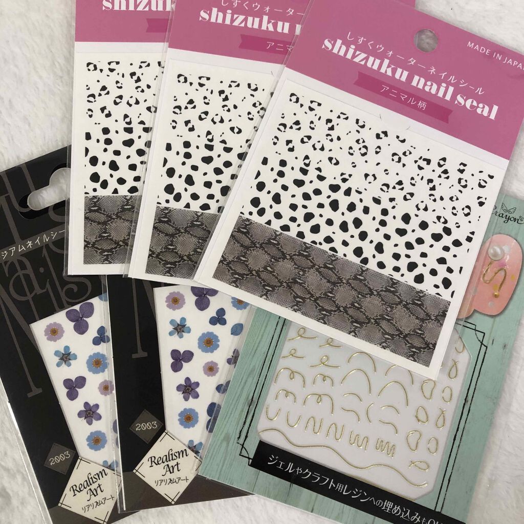 ネイルシール/キャンドゥ/ネイルシールを使ったクチコミ（1枚目）