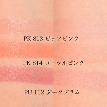 ミニバーム リップスティック PK813 ピュアピンク(限定ティント)/Visée/口紅を使ったクチコミ（3枚目）