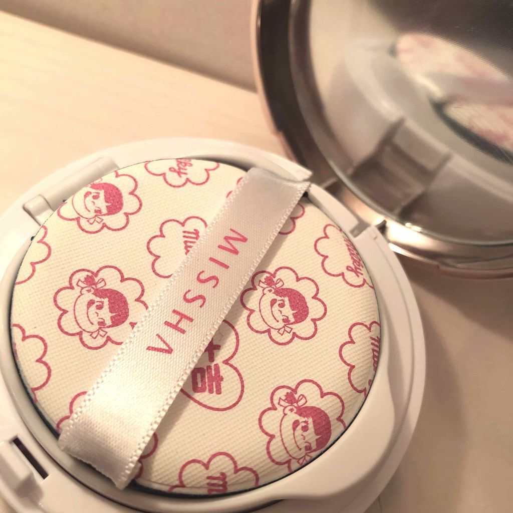 M クッションベース(ミルキー)/MISSHA/化粧下地を使ったクチコミ(2枚目)