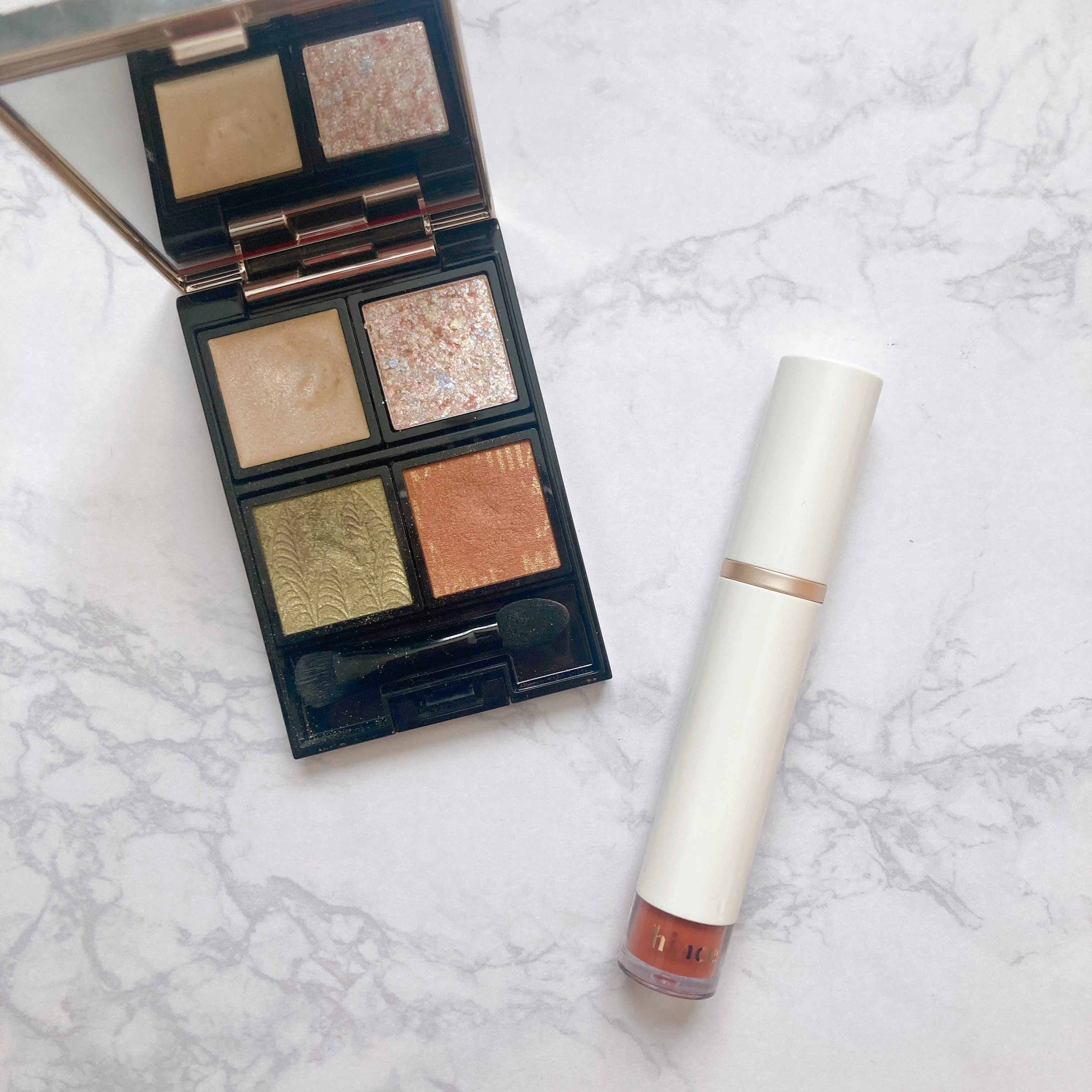 ドラマティックアイカラー (パウダー)/(クリーム)/マキアージュ/アイシャドウパレットを使ったクチコミ（1枚目）