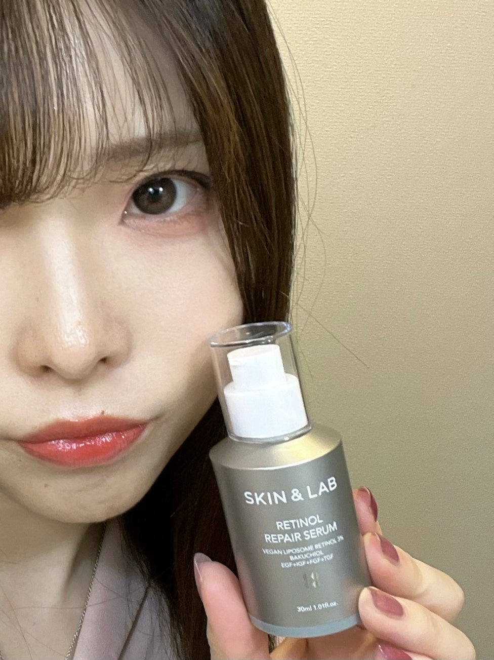 ヴィーガンリポソームレチノールセラム/SKIN&LAB/美容液を使ったクチコミ(3枚目)