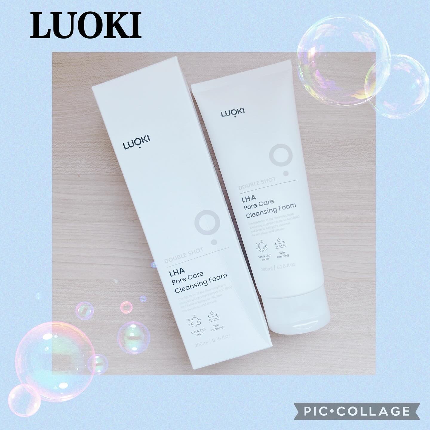 ダブルショットLHA毛穴ケアクレンジングフォーム /LUOKI/クレンジングクリームを使ったクチコミ（1枚目）