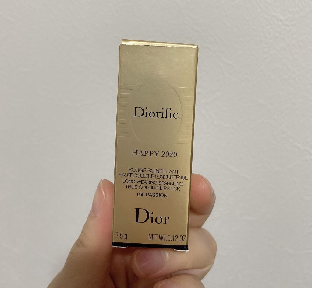 ディオリフィック ベルベット タッチ リップスティック 066 パッション（生産終了）/Dior/口紅を使ったクチコミ（1枚目）