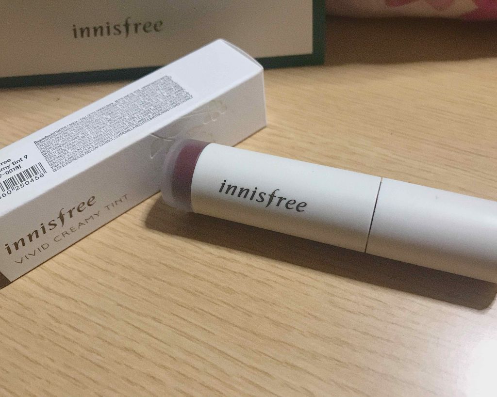 ビビッドクリーミーティント/innisfree/口紅を使ったクチコミ（1枚目）