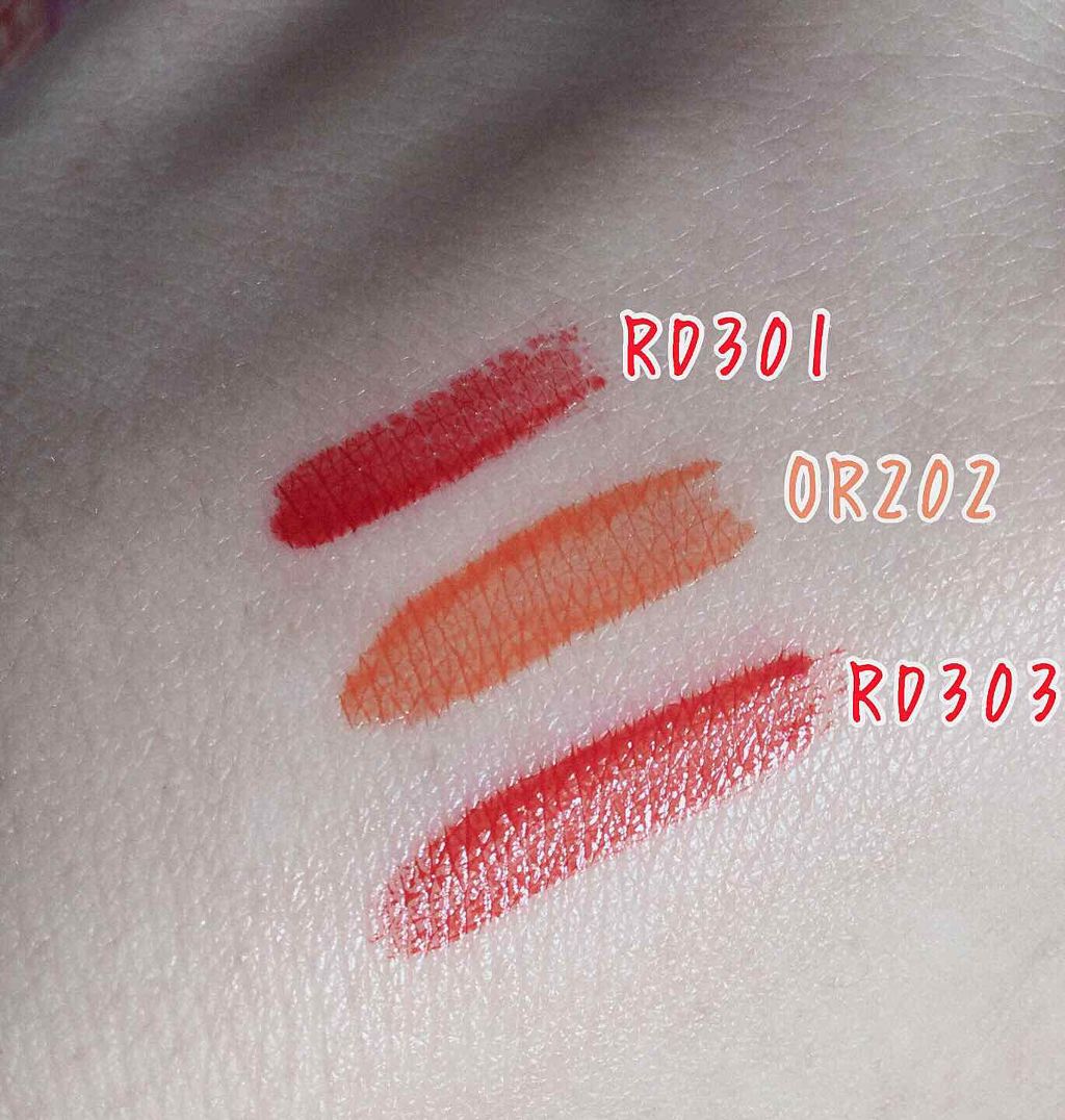 ディアダーリン ウォータージェルティント OR202(オレンジ)/ETUDE/リップティントを使ったクチコミ（2枚目）