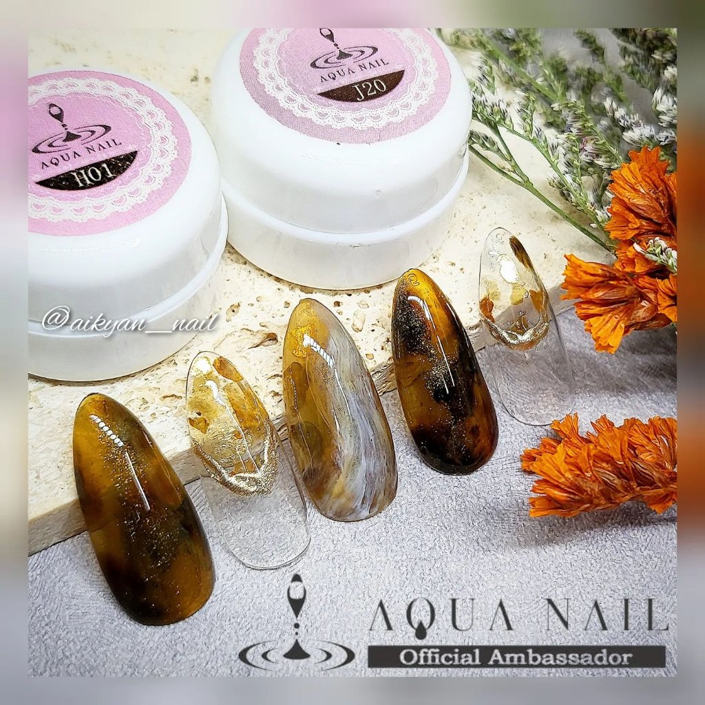 AQUA COLOR GEL/AQUA NAIL/ジェルネイルを使ったクチコミ（1枚目）