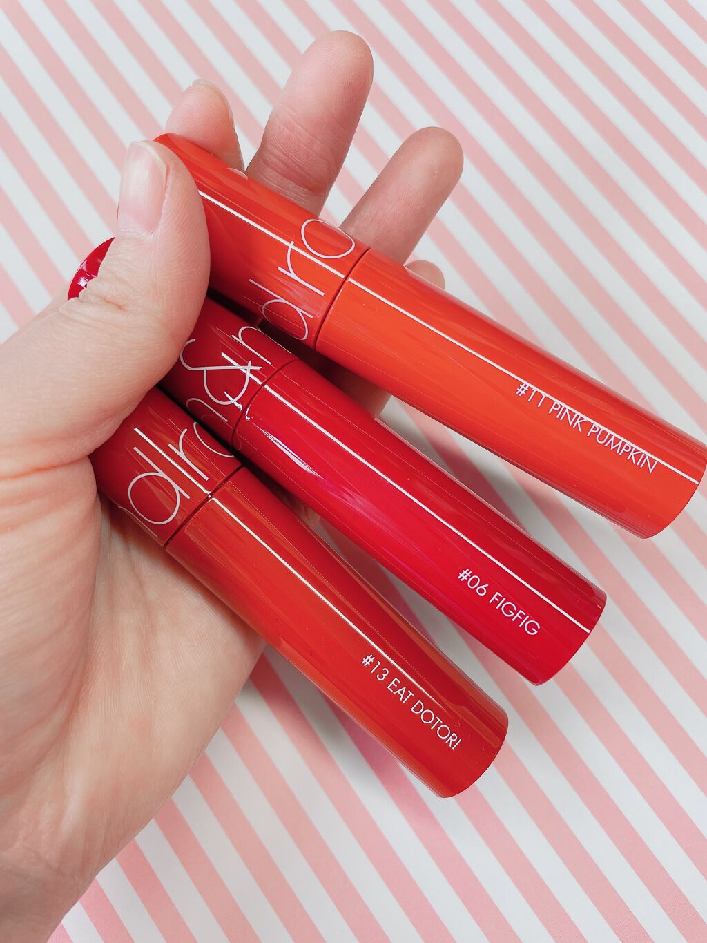 ジューシーラスティングティント/rom&nd/リップティントを使ったクチコミ（1枚目）