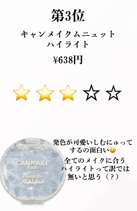 むにゅっとハイライター/キャンメイク/クリームハイライトを使ったクチコミ(2枚目)