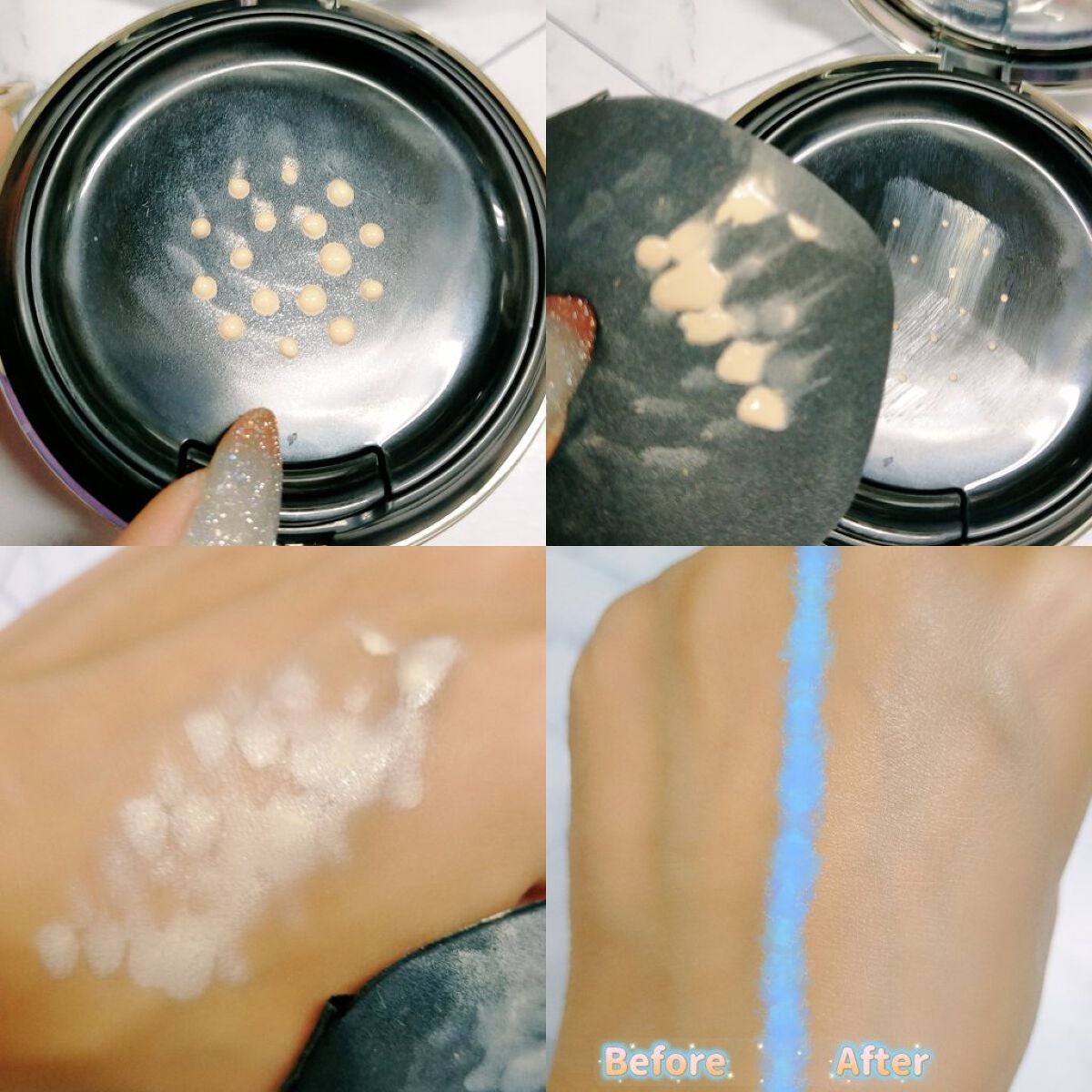 プレミアムニードルファンデーション/ジュエリアプレミアム/クッションファンデーションを使ったクチコミ(2枚目)