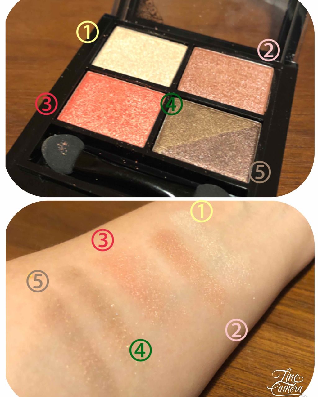 カラーブレンドアイズ/マリブビューティー/アイシャドウパレットを使ったクチコミ(1枚目)