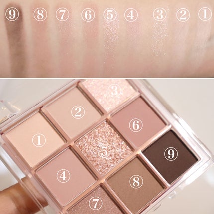 KEYBO FALL IN LOVE SHADOW PALETTE/keybo/アイシャドウパレットを使ったクチコミ(4枚目)