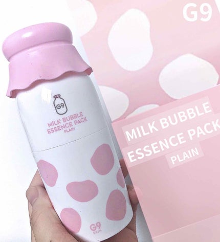 MILK BUBBLE ESSENCE PACK #STRAWBERRY/G9SKIN/美容液を使ったクチコミ(1枚目)