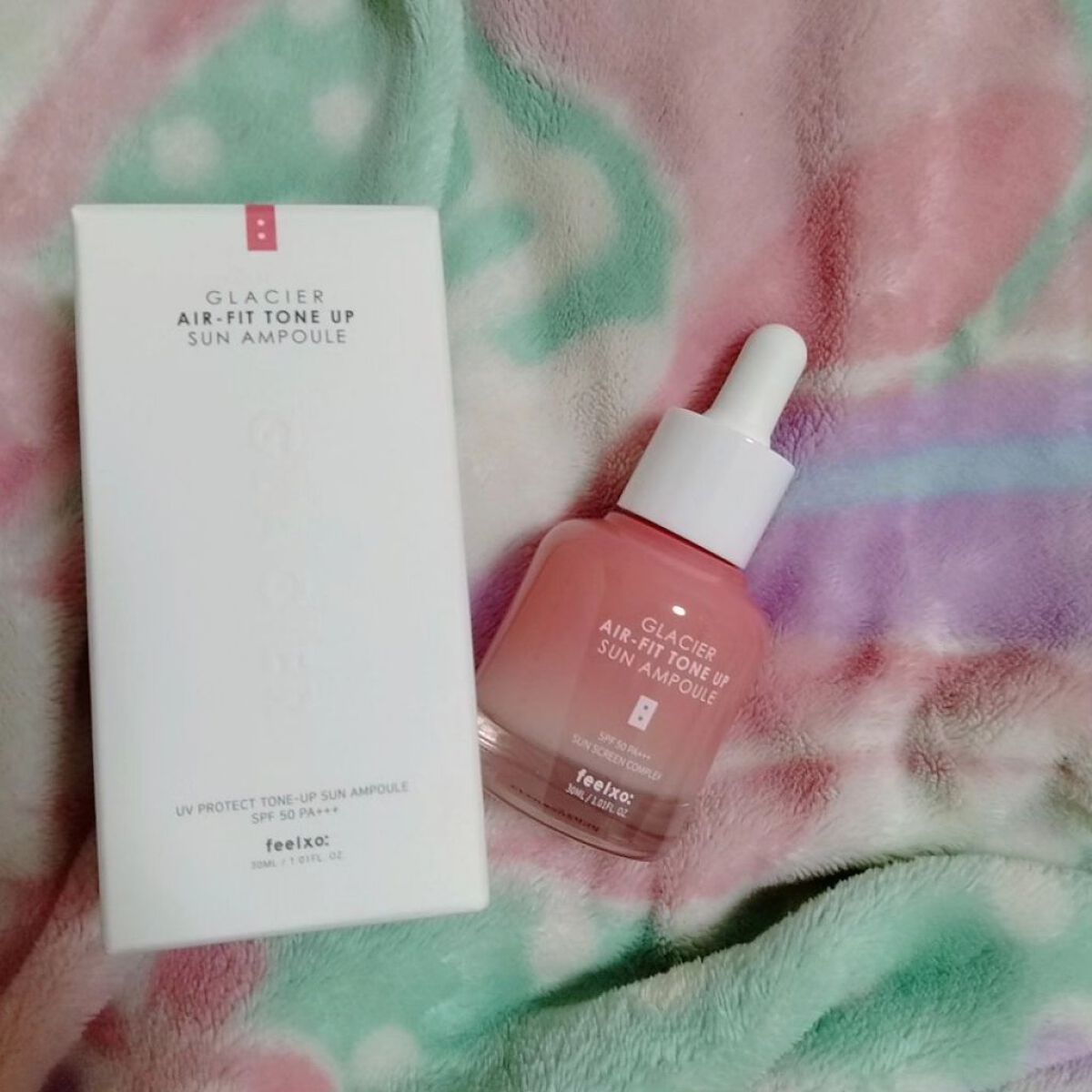 ピルソ グラシアエアフィットトーンアップサンアンプル SPF50 PA+++/feelxo/化粧下地を使ったクチコミ（2枚目）