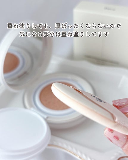 カーミンググロウアップクッションファンデーション/favs/リキッドファンデーションを使ったクチコミ(5枚目)
