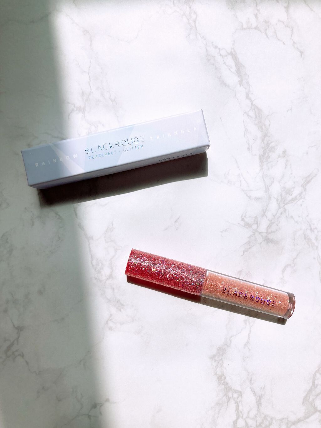 パールブリー アイグリッター トライアングル/BLACK ROUGE/グリッターを使ったクチコミ(1枚目)