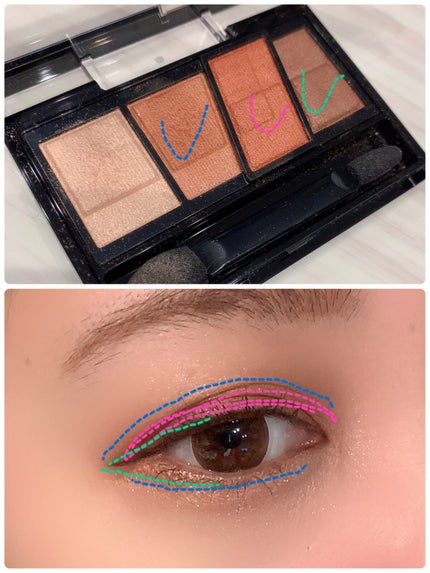 レヨン ジュレアイズ/Elégance/ジェル・クリームアイシャドウを使ったクチコミ(8枚目)