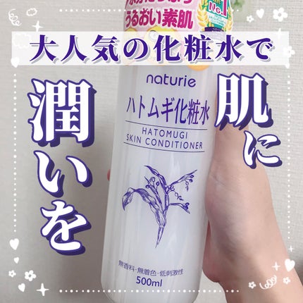 ハトムギ化粧水(ナチュリエ スキンコンディショナー R )/ナチュリエ/化粧水を使ったクチコミ(1枚目)
