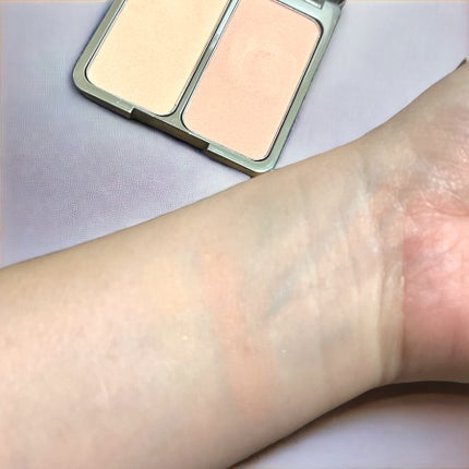 デュアルチーク 【旧】08 ヌードヘイズ/2aN/パウダーチークを使ったクチコミ(3枚目)