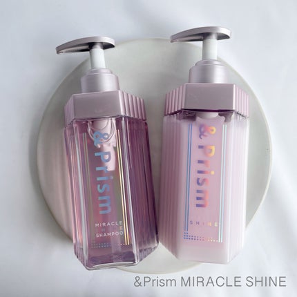 ミラクル シャイン シャンプー/ヘアトリートメント/&Prism/市販シャンプーを使ったクチコミ(1枚目)