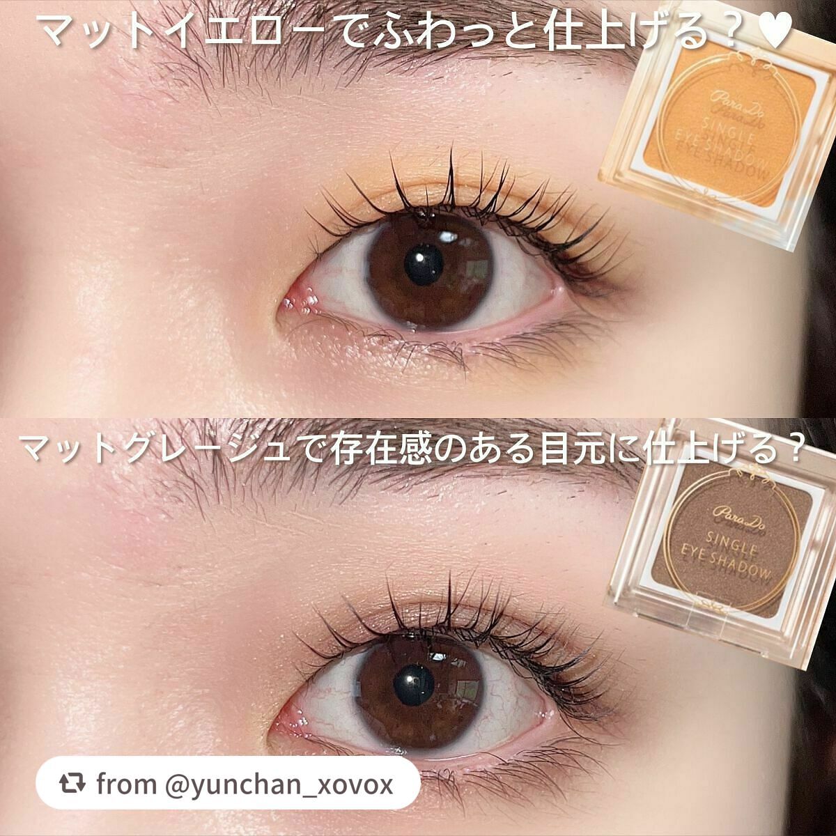 パラドゥ シングルアイシャドウ /パラドゥ/単色アイシャドウを使ったクチコミ(9枚目)