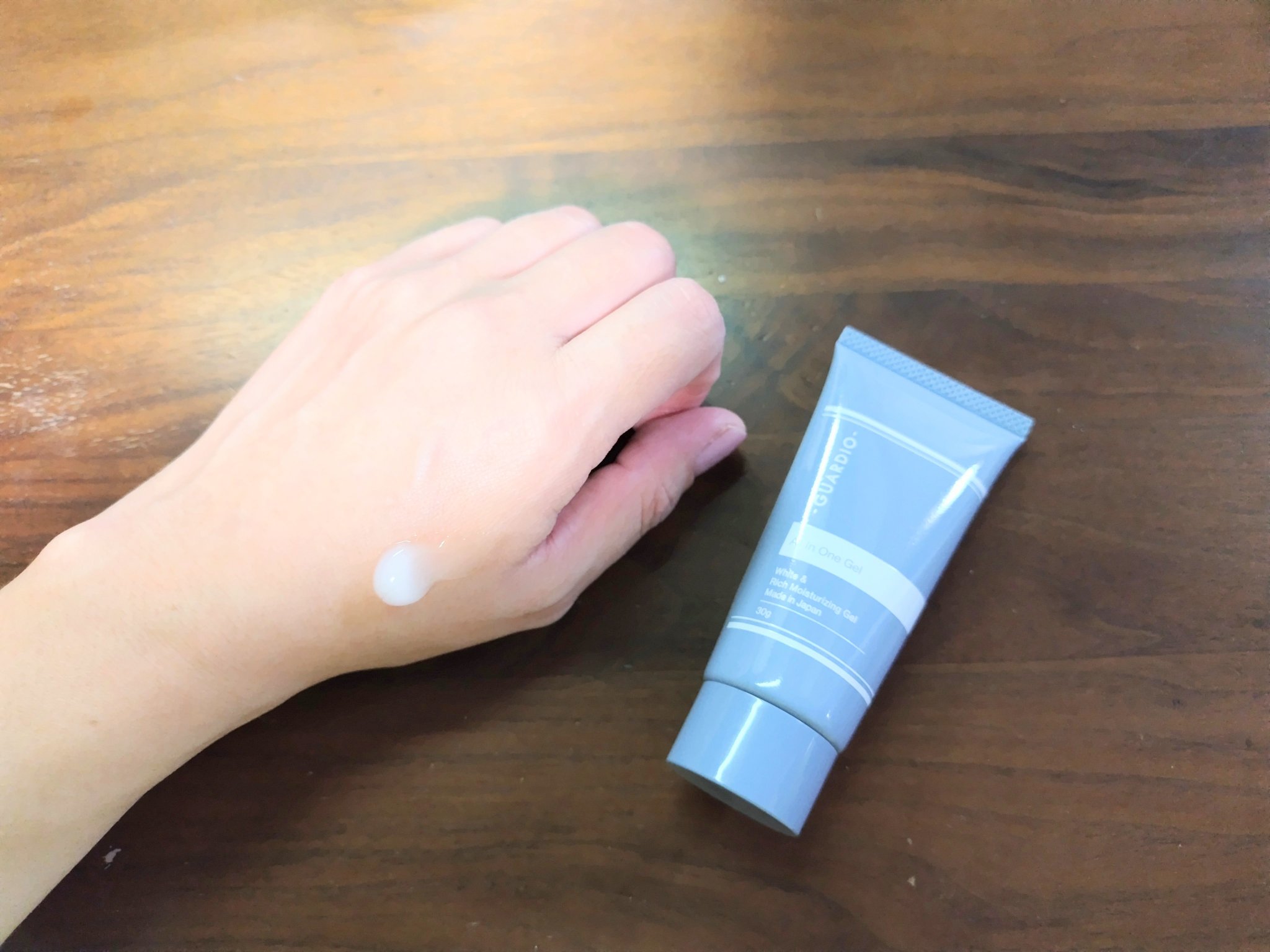 薬用モイストジェル/GUARDIO/オールインワン化粧品を使ったクチコミ（2枚目）