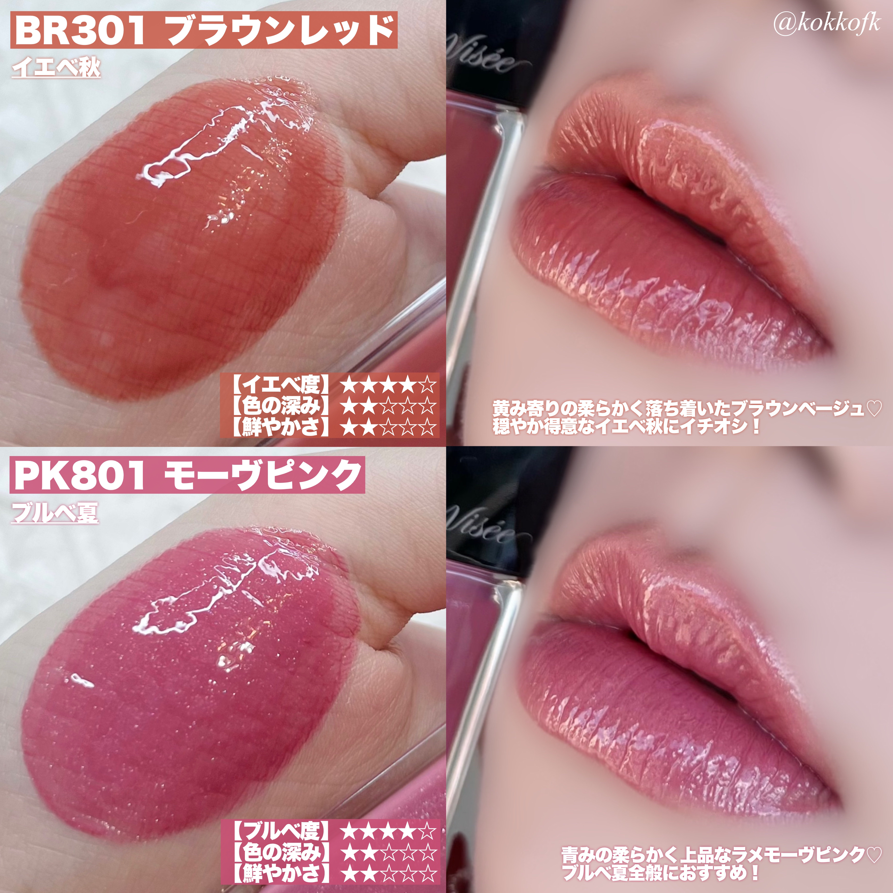 エッセンス リッププランパー BR301 ブラウンレッド/Visée/リッププランパーを使ったクチコミ（3枚目）