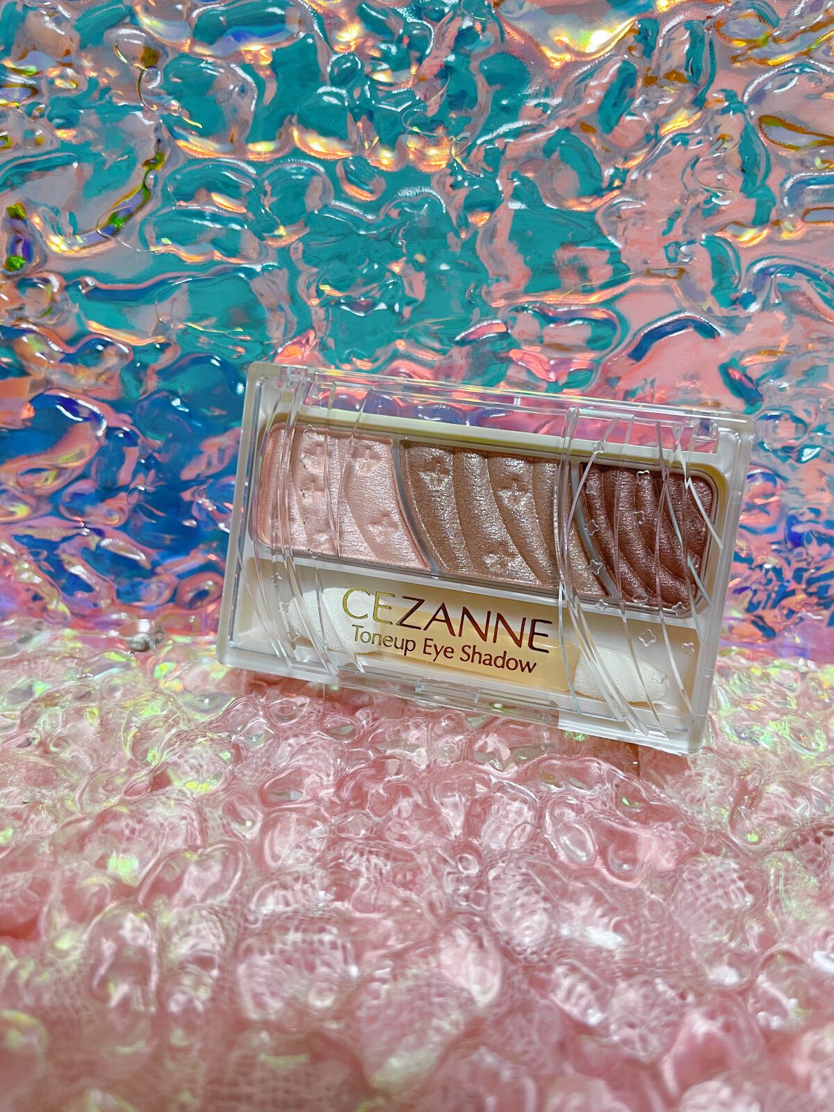 トーンアップアイシャドウ/CEZANNE/アイシャドウパレットを使ったクチコミ(3枚目)