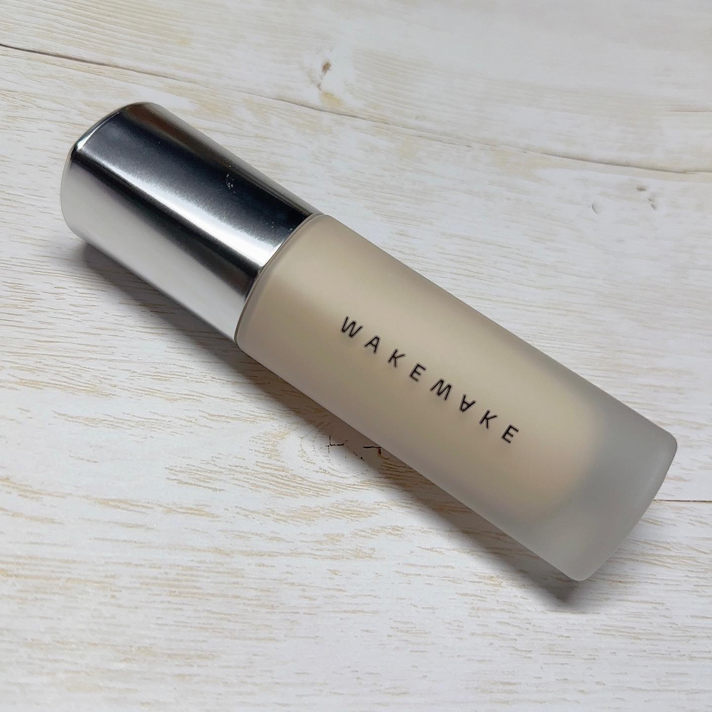 ウォーターベルベットカバーファンデーション/wakemake/リキッドファンデーションを使ったクチコミ（2枚目）