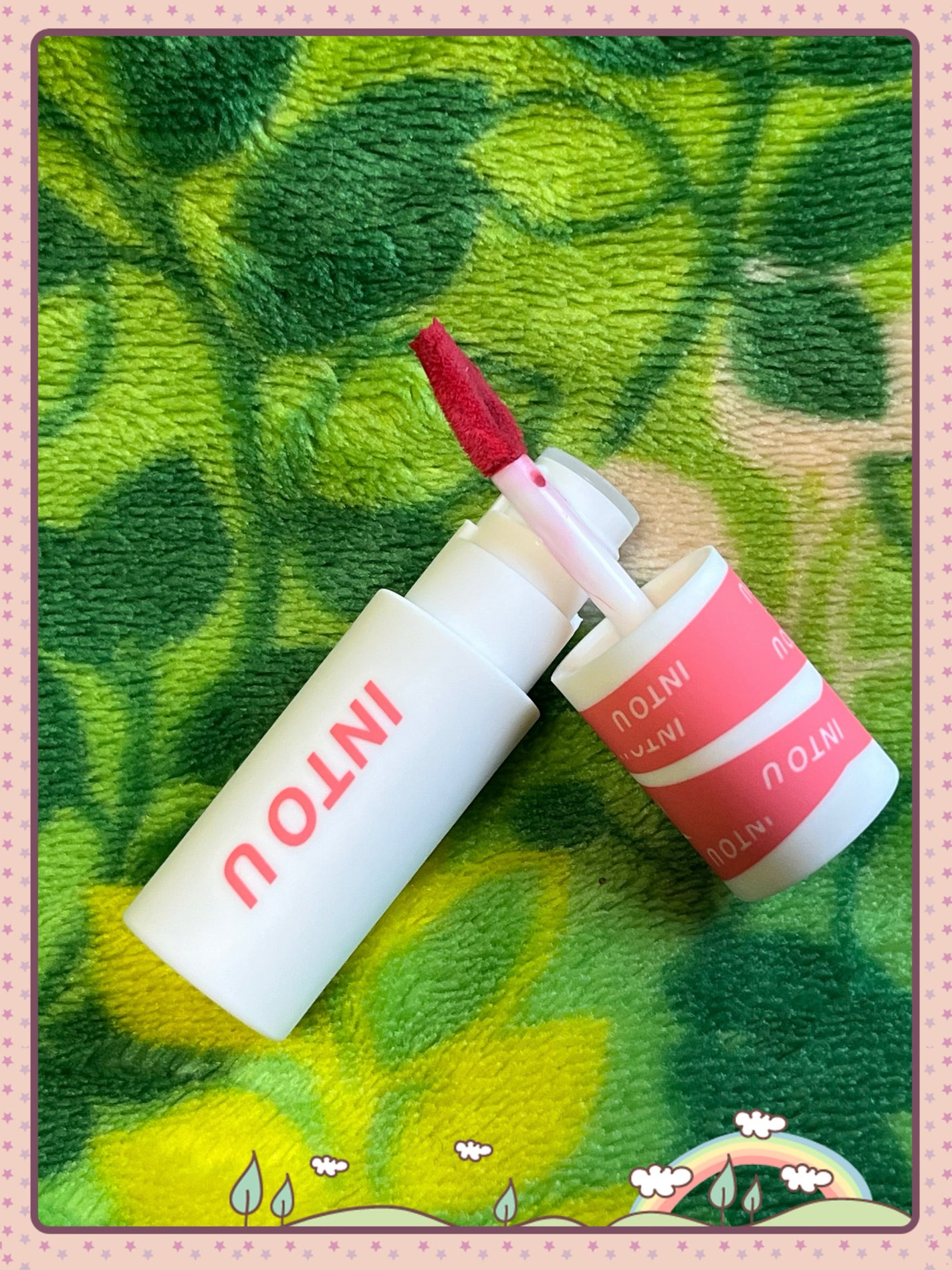 スーパーマットリップ&チークマッド/INTO U/口紅を使ったクチコミ(4枚目)