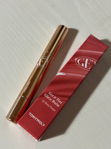 ゲットイットティントグレーズバーム/TONYMOLY/リップティントを使ったクチコミ(2枚目)