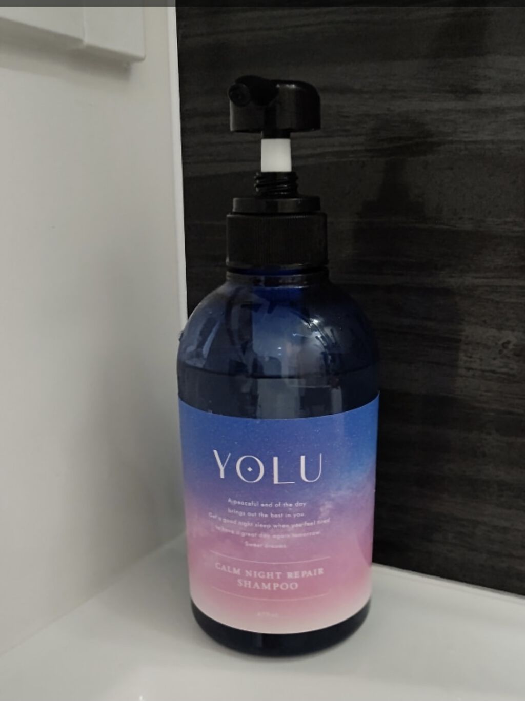 カームナイトリペアシャンプー／トリートメント/YOLU/市販シャンプーを使ったクチコミ（3枚目）