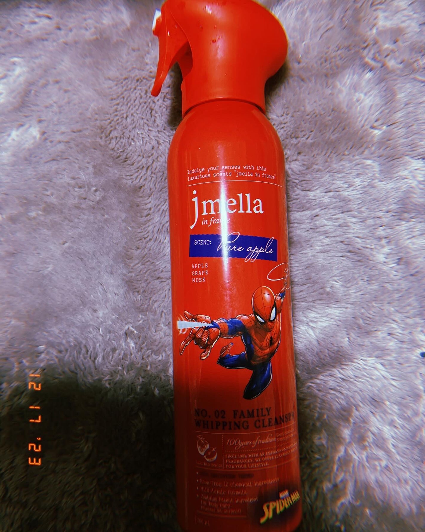 ジェイメラ レッドホイップHFBソープ/スパイダーマン/jmella/泡洗顔を使ったクチコミ(1枚目)
