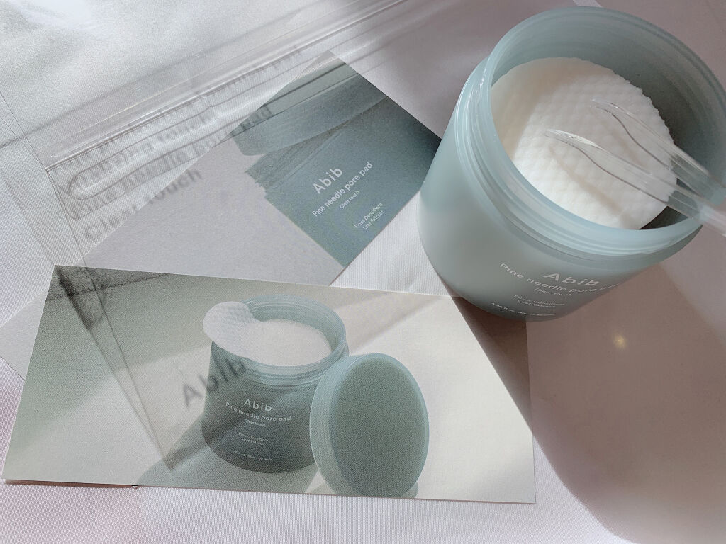 松葉ポアーパッド クリアタッチ/Abib /トナーパッドを使ったクチコミ（3枚目）