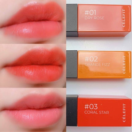 シフォンフィットリップティント/CELEFIT/リップティントを使ったクチコミ(3枚目)