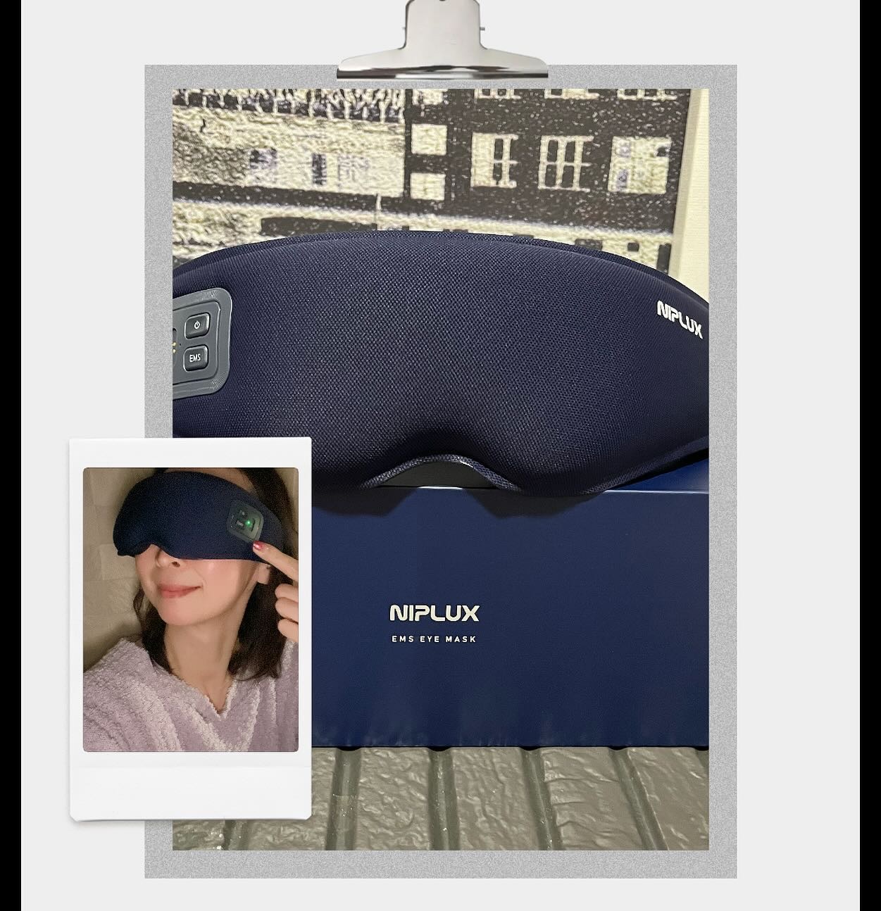 EMS EYE MASK/NIPLUX/アイマッサージャーを使ったクチコミ（1枚目）