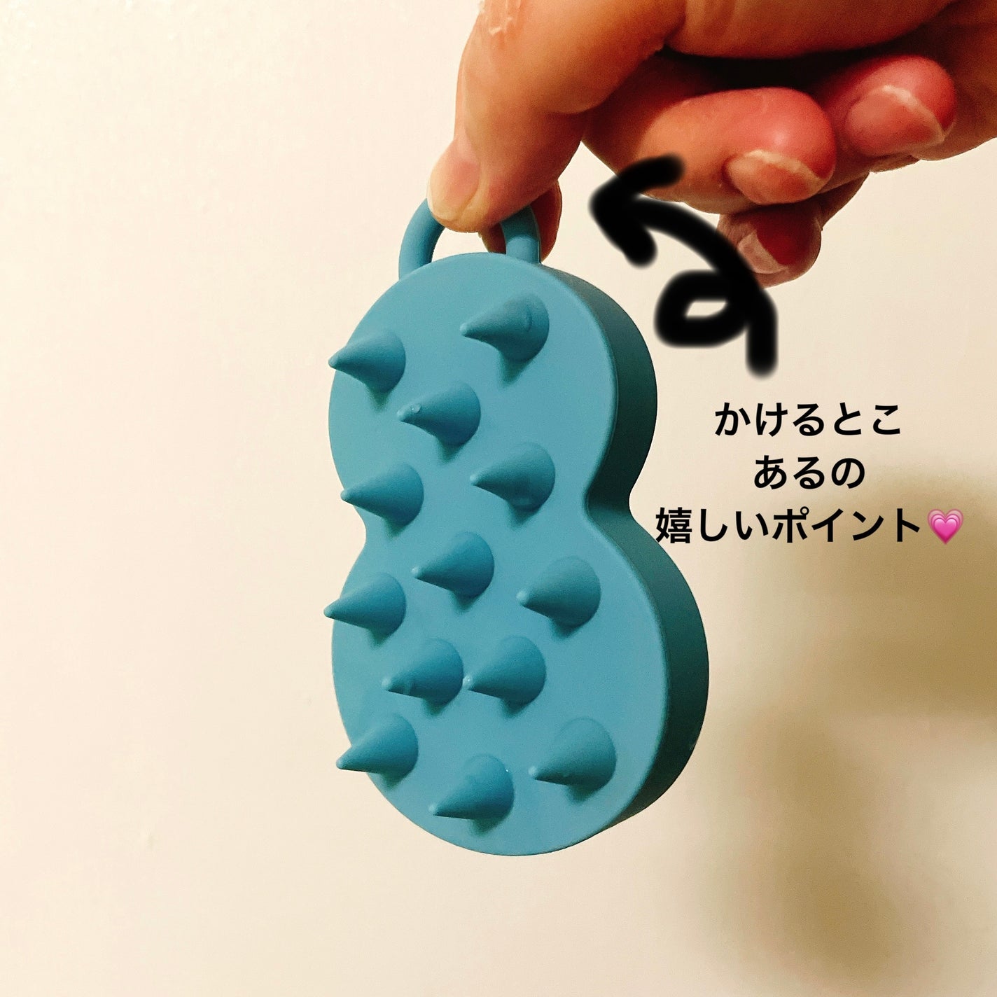 スパ やみつき 頭皮マッサージブラシ ソフト/エイトザタラソ/スカルプブラシを使ったクチコミ(2枚目)