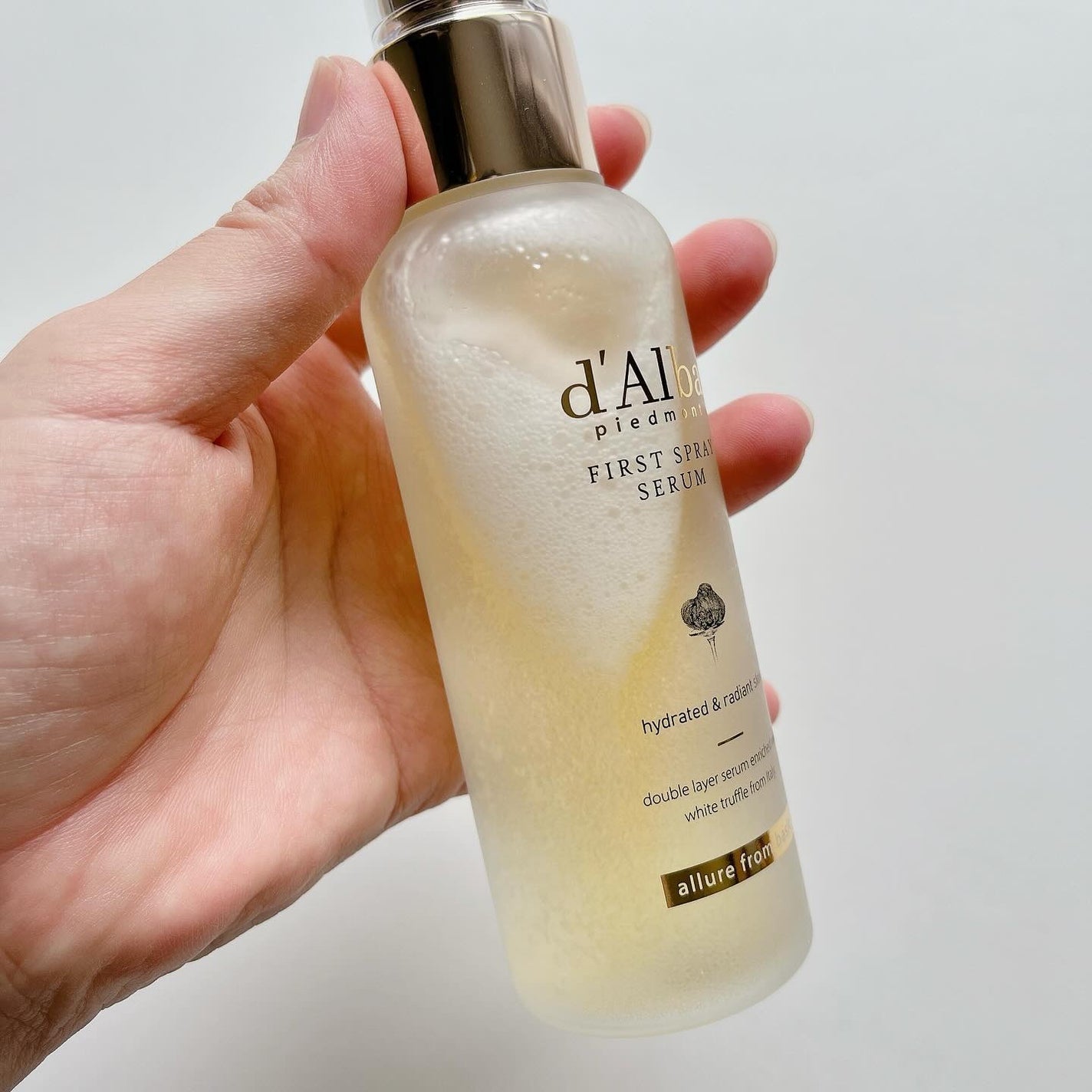 ダルバ ホワイトトリュフファーストスプレーセラム/ダルバ/ミスト状化粧水を使ったクチコミ(3枚目)