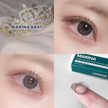 𝙍𝙞𝙪ྀི on LIPS 「＼絶対盛れるグレーカラコン🖤／⑅⃛𝐋𝐄𝐍𝐒𝐒𝐈𝐒MARINAS..」（2枚目）