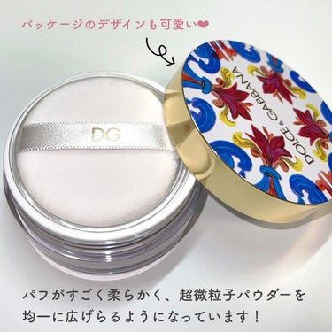 ソーラーグロウ トランスルーセント ルースセッティングパウダー /DOLCE&GABBANA BEAUTY/ルースパウダーを使ったクチコミ（2枚目）