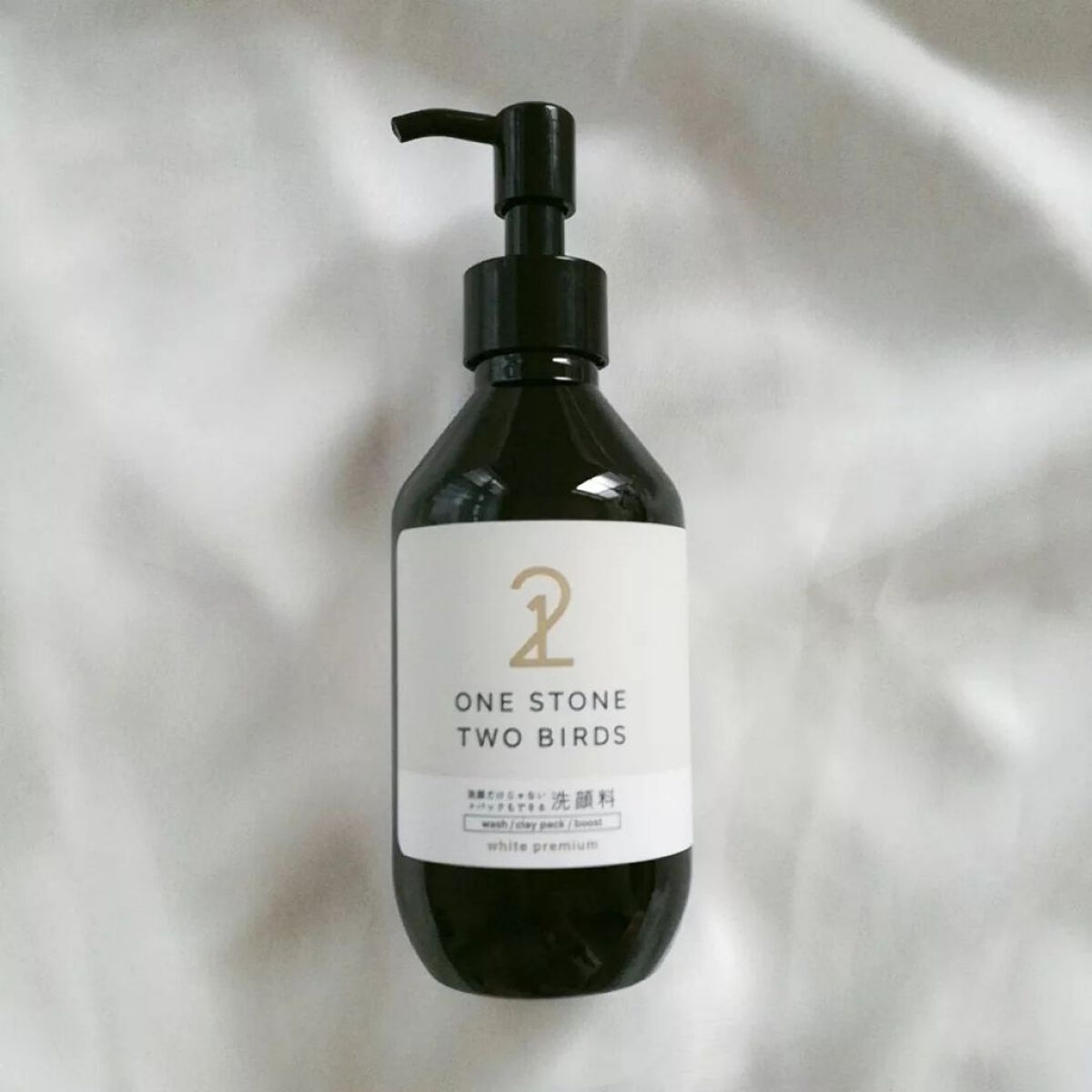 洗顔だけじゃない＋パックもできる洗顔料 ホワイトプレミアム/ONE STONE TWO BIRDS/その他洗顔料を使ったクチコミ（1枚目）