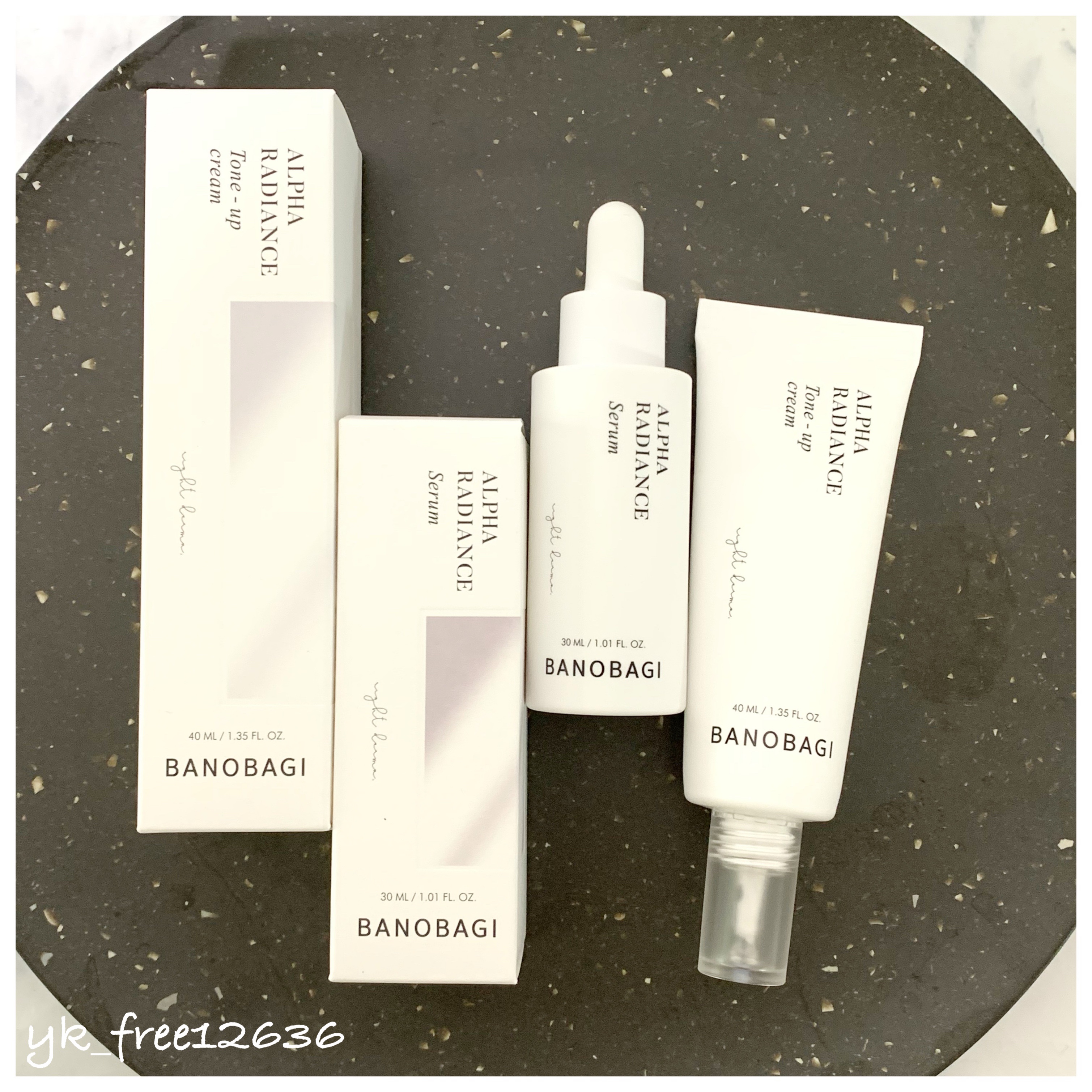 アルファラディアンスグローセラム/BANOBAGI/美容液を使ったクチコミ（1枚目）