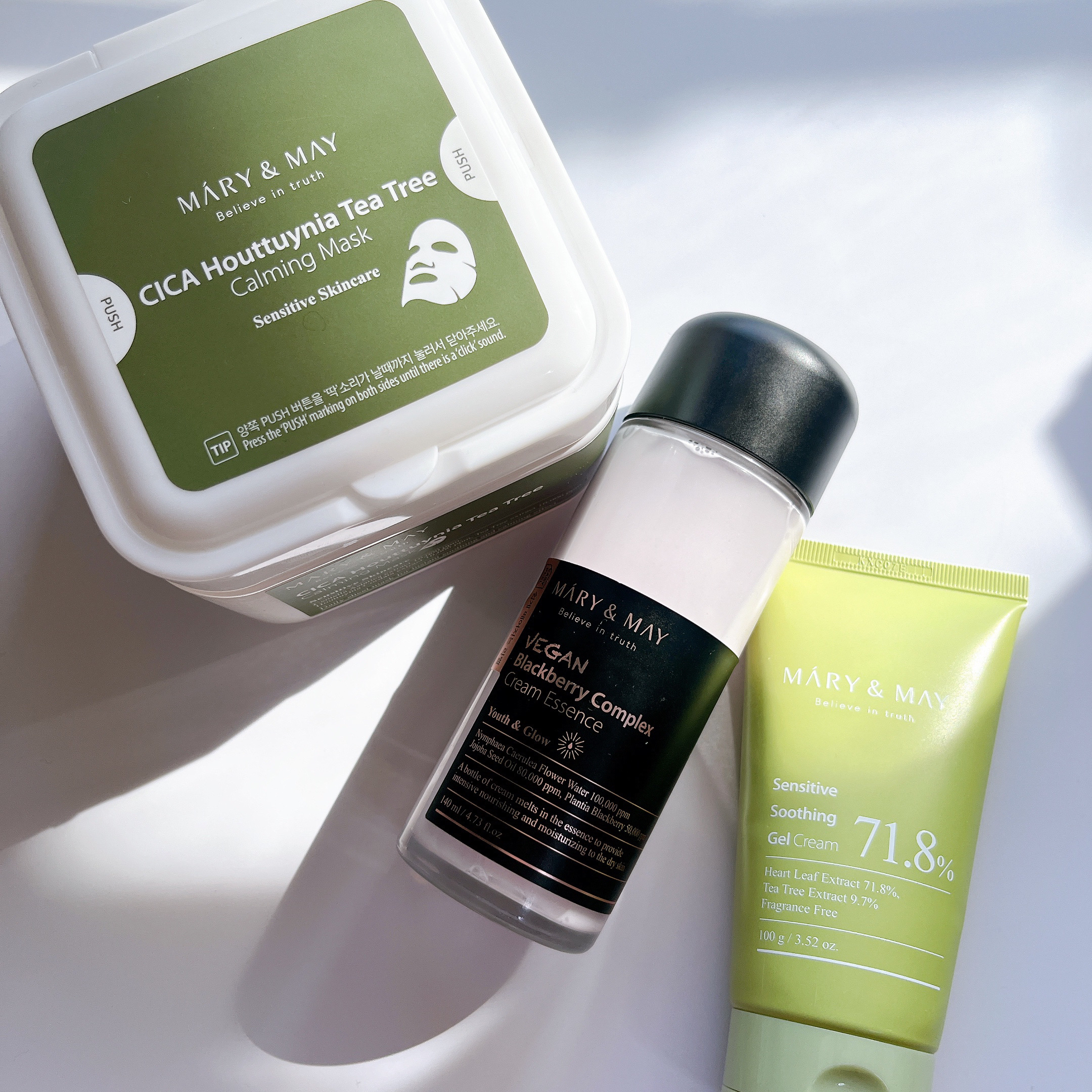 シカドクダミ＋ティーツリーカーミングマスク/MARY&MAY/シートマスク・パックを使ったクチコミ（1枚目）