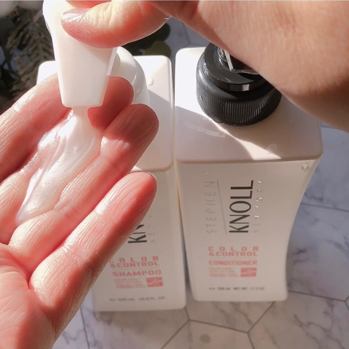 カラーコントロール シャンプー W/コンディショナー W/スティーブンノル ニューヨーク/市販シャンプーを使ったクチコミ（2枚目）