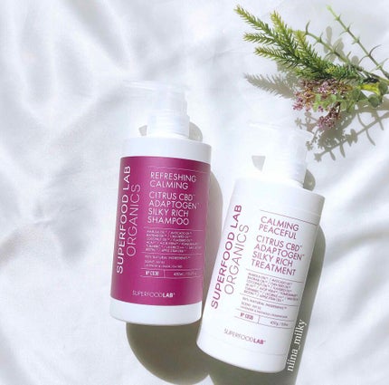 スーパーフードラボ オーガニックス シルキーリッチ シャンプー&トリートメント/SUPERFOOD LAB/市販シャンプーを使ったクチコミ(1枚目)