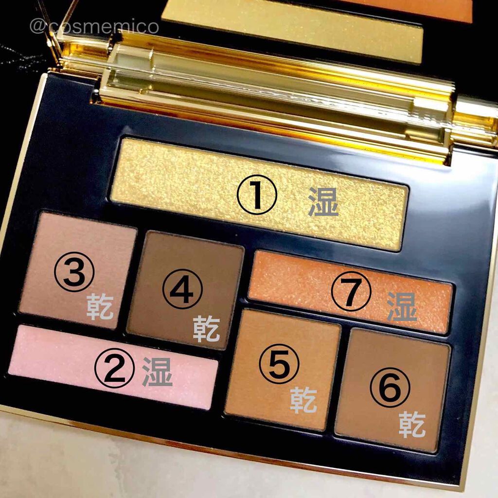 アイカラーパレット ホリデーリミテッド 01/Amplitude/アイシャドウパレットを使ったクチコミ（2枚目）