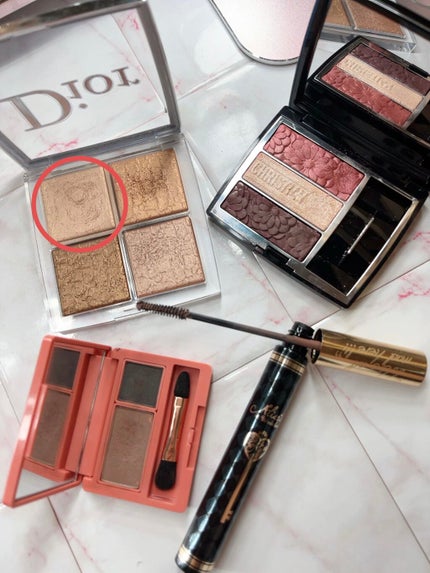 トリオ ブリック パレット<ピュア グロウ>/Dior/アイシャドウパレットを使ったクチコミ(2枚目)